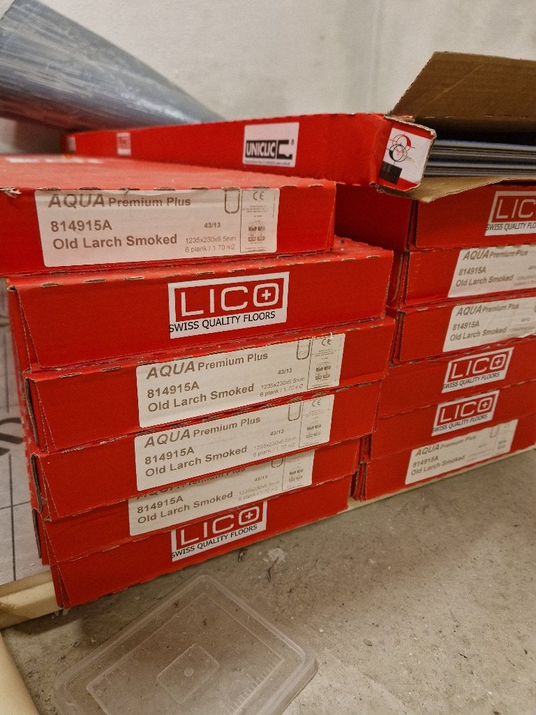 LICO aqua premium plus klikvloer 14€/m², Ophalen, Kunststof, 50 tot 150 cm, Nieuw