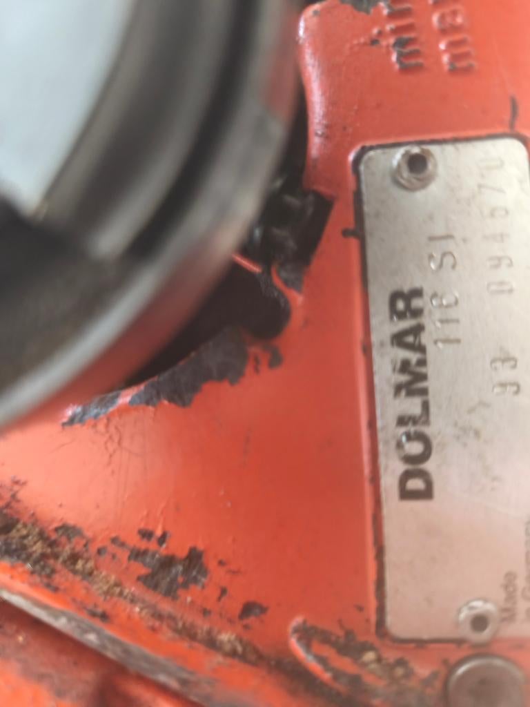 Dolmar 116 si!!!!?, 600 à 1200 watts, Tronçonneuse, 70 mm ou plus, Enlèvement
