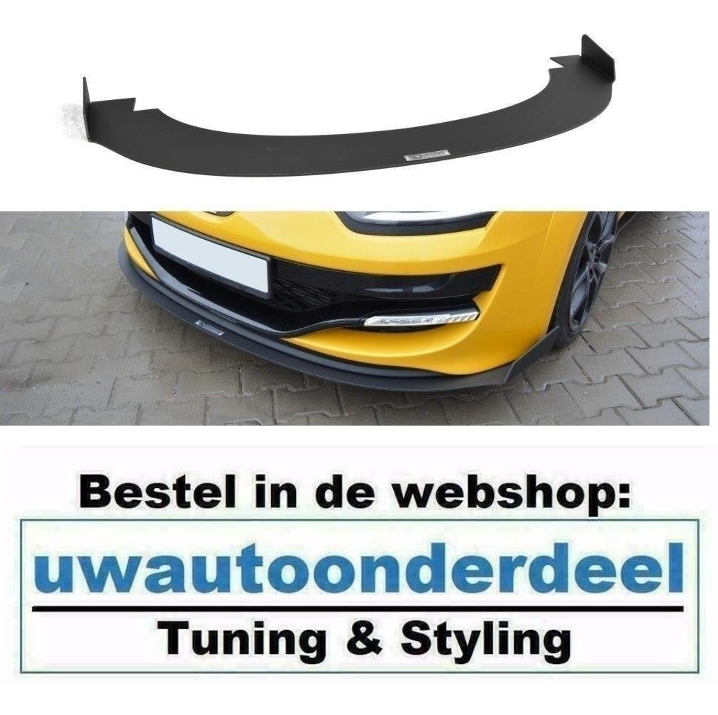 Maxton Spoiler Lip Splitter Voor Renault Megane 3 RS, Verzenden