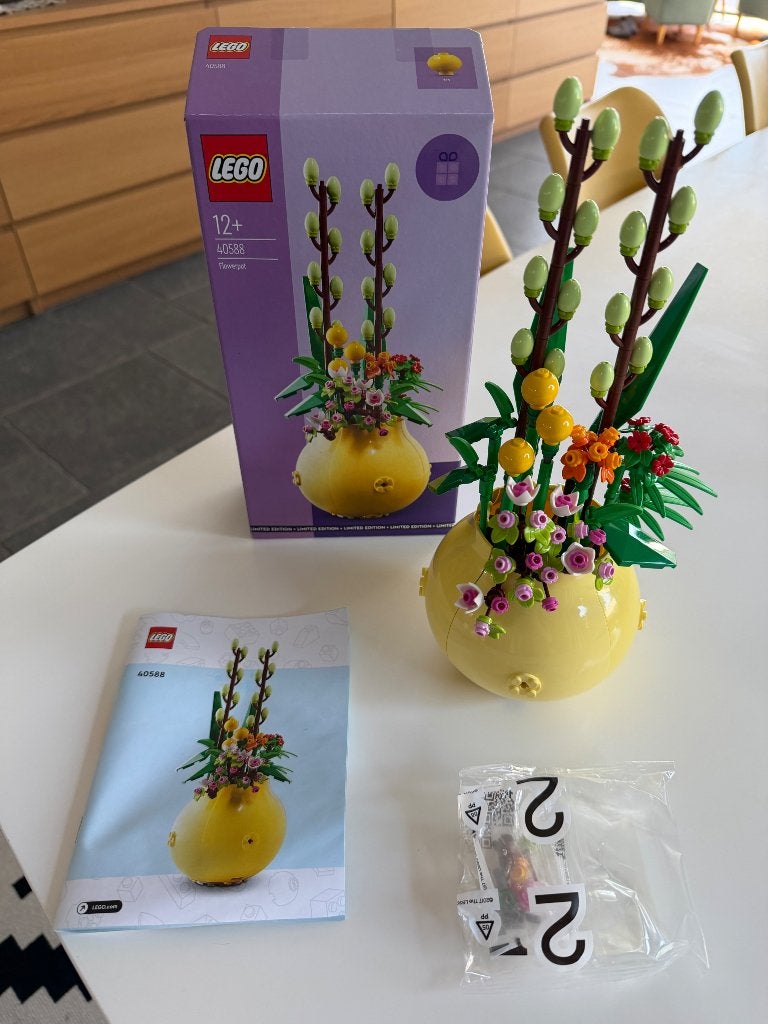 Lego 40588 flowerpot, Overige thema's, Lego, Ophalen of Verzenden, Zo goed als nieuw