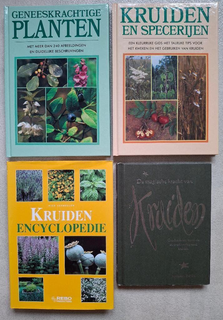 4 boeken over Kruiden, Ophalen of Verzenden, Zo goed als nieuw