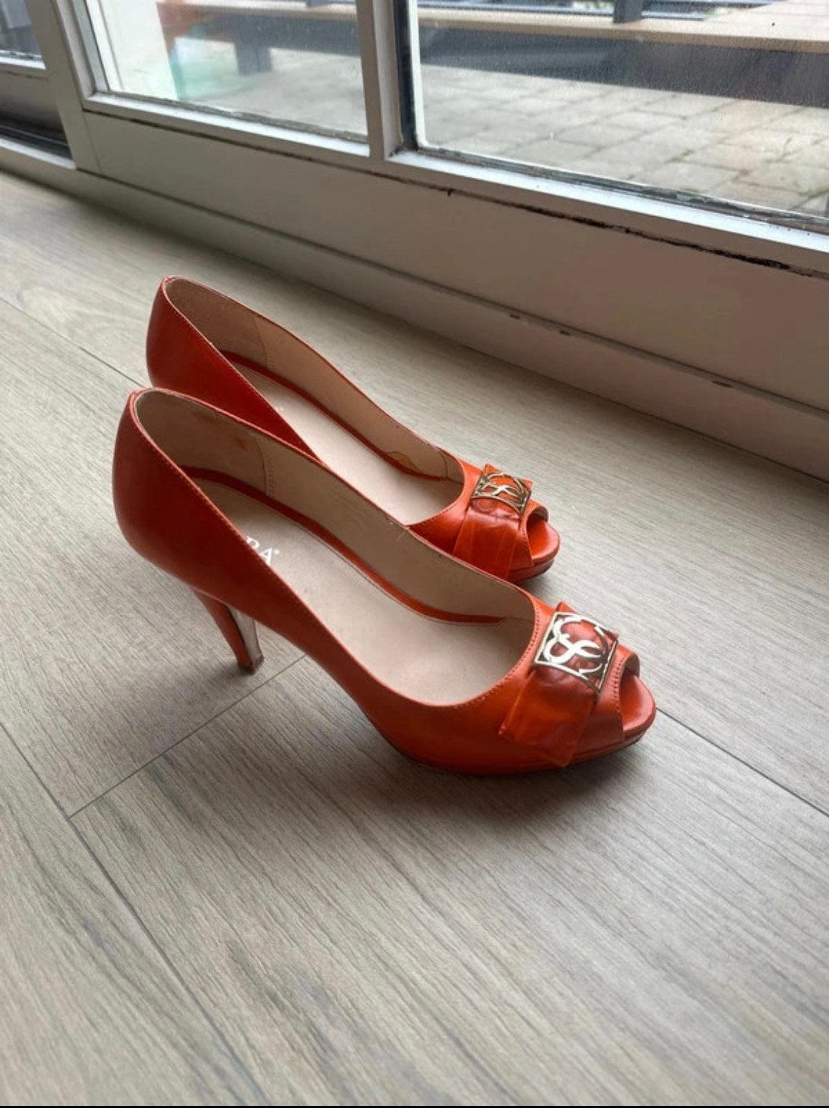 Oranje hakken Scapa, Kleding | Dames, Ophalen of Verzenden, Zo goed als nieuw, Oranje