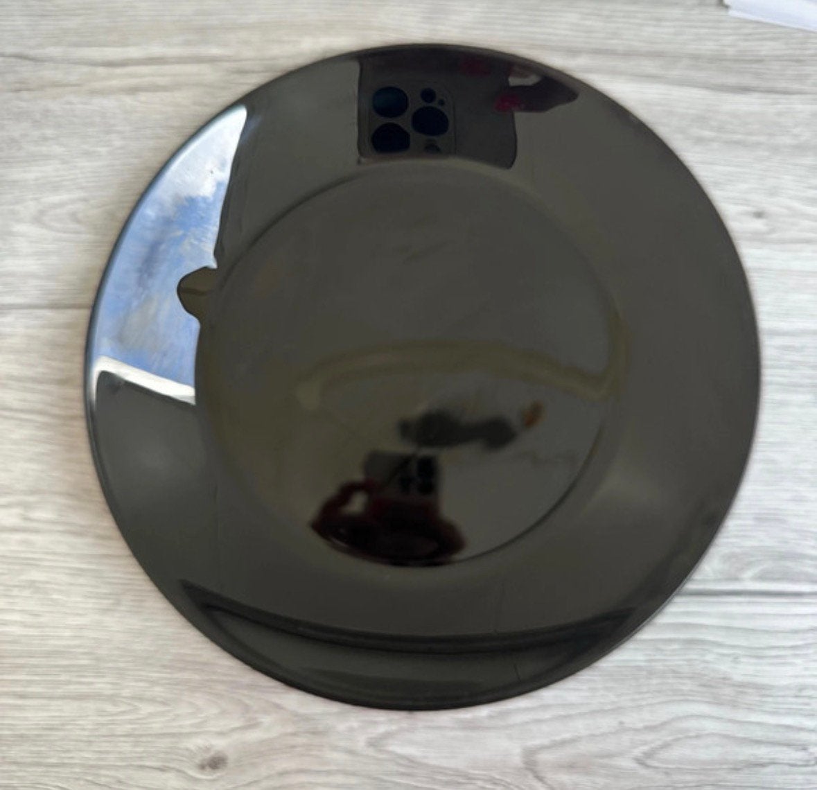 Grandes assiettes noires, Enlèvement ou Envoi, Comme neuf, Assiettes(s)