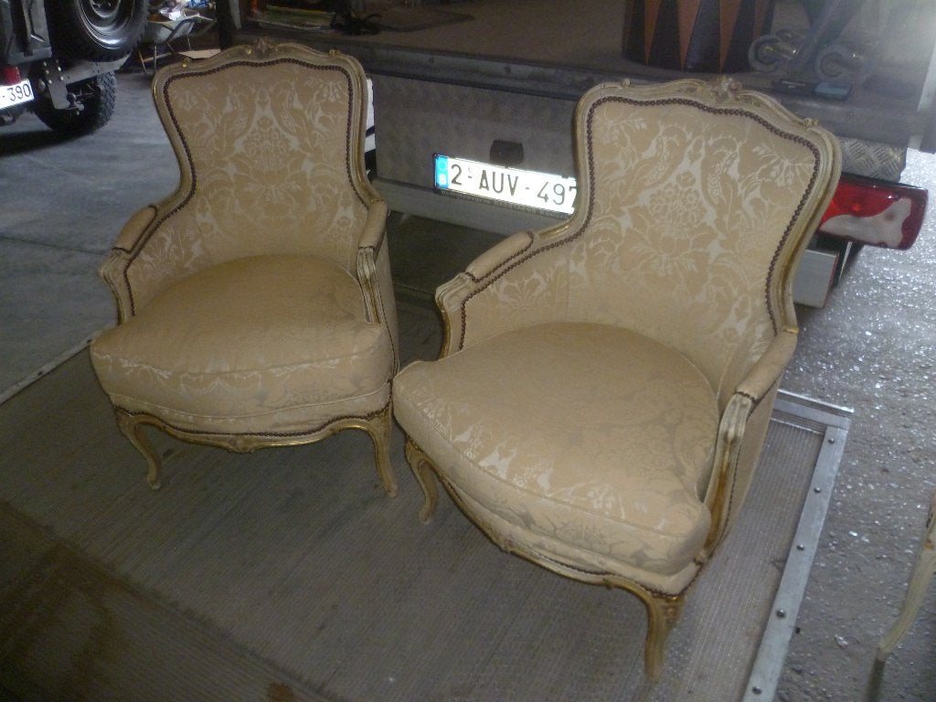 KOPPEL OUDE LOUIS XV ZETELS, Enlèvement