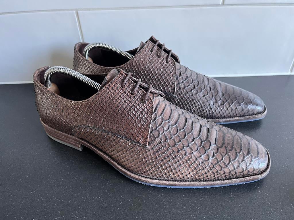 Floris van Bommel herenschoenen maat 9.5 / 43.5, Enlèvement ou Envoi, Autres couleurs, Chaussures à lacets, Comme neuf