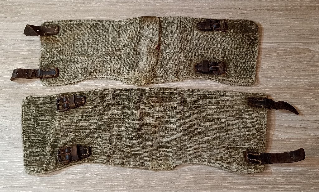 Paire de guêtres Allemandes M37 authentique de terrain ww2, Verzenden, Landmacht, Overige typen