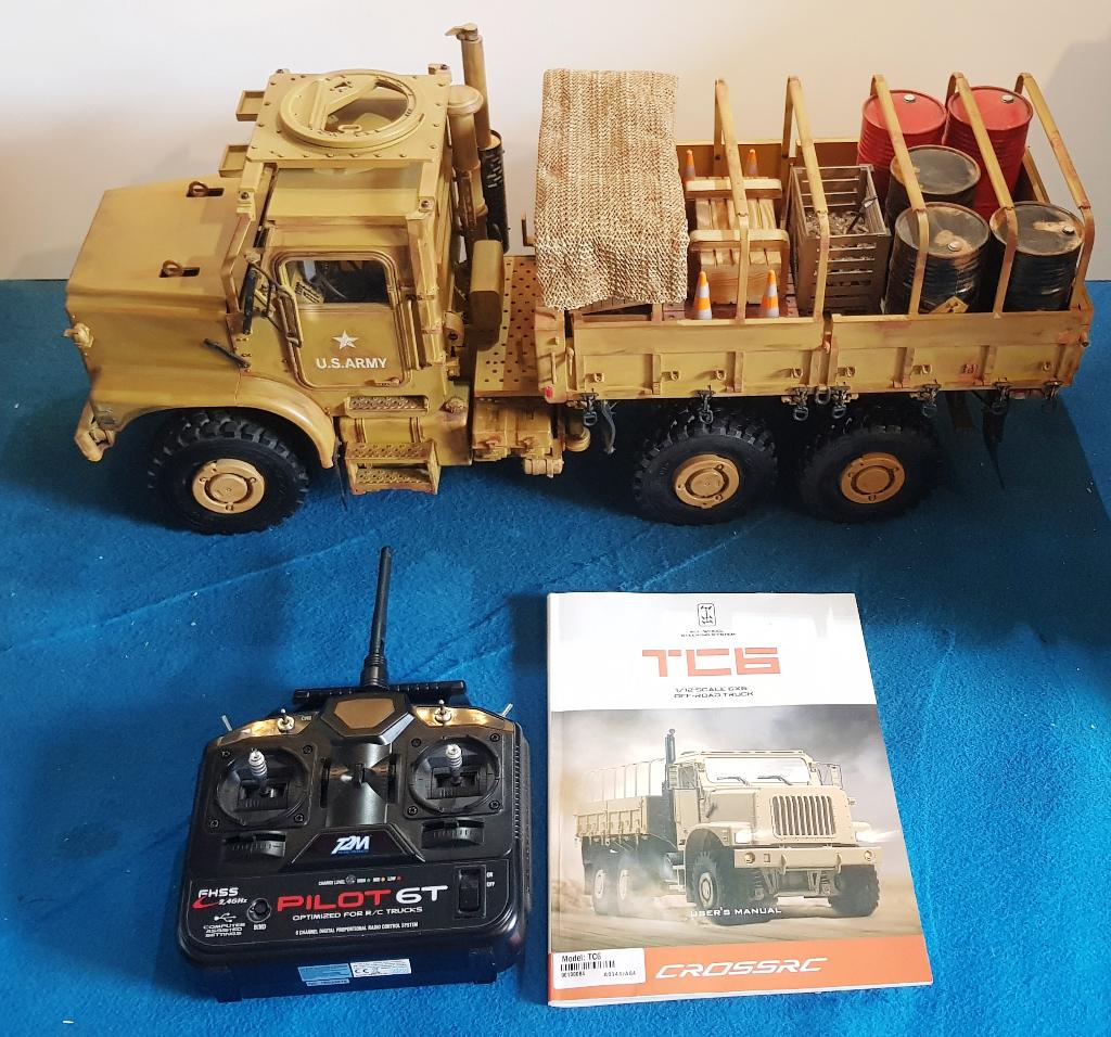 Cross RC TC6 Crawler 6x6 RTR met een T2M Pilot 6T RTR, Hobby en Vrije tijd, Elektro, Verzenden, Auto offroad, Zo goed als nieuw