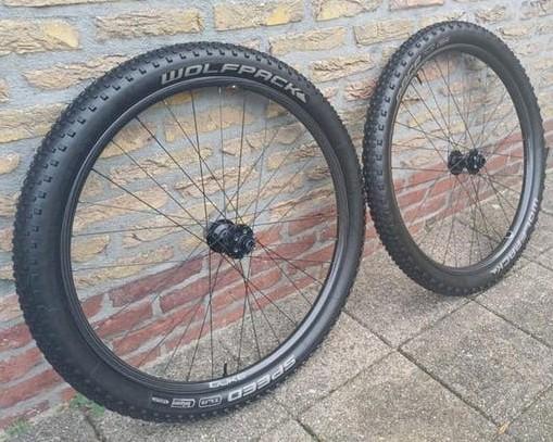 MTB Wielset Mountainbike wielen carbon custom made, Comme neuf, Duke, Mountainbike, Carbone