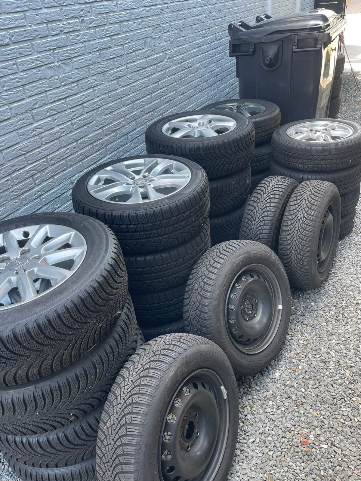 Velgen banden hele set, Auto-onderdelen, Banden en Velgen, Ophalen of Verzenden, Banden en Velgen