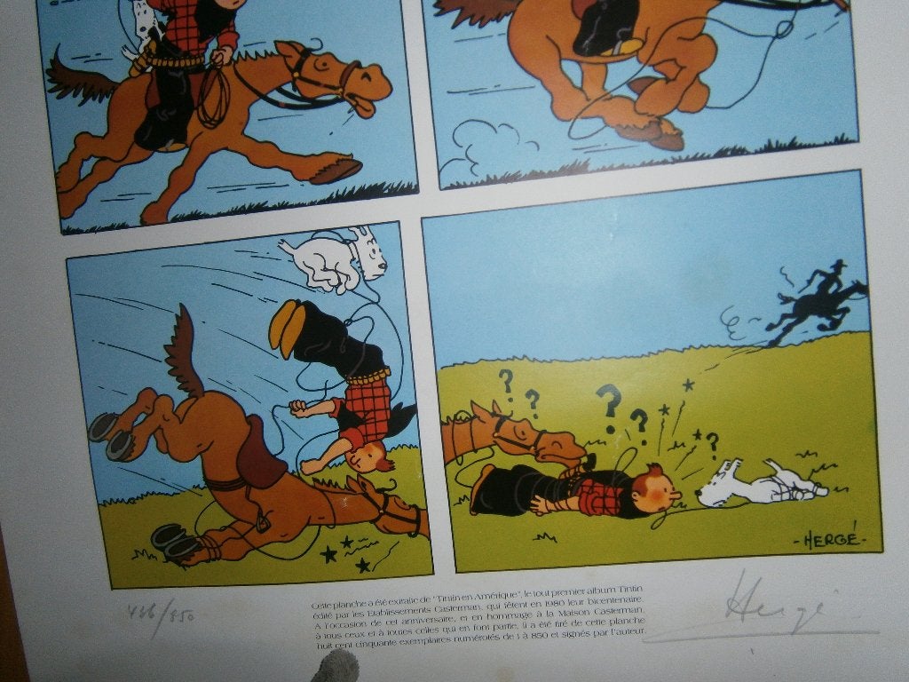 TINTIN, Enlèvement ou Envoi, Tintin, Neuf