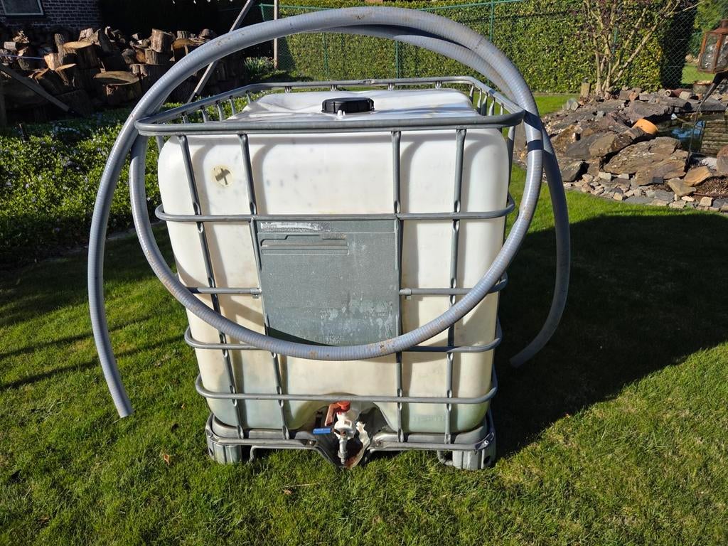 Ibc ton, vat 1000l, regenwater ton,, Tuin en Terras, Ophalen