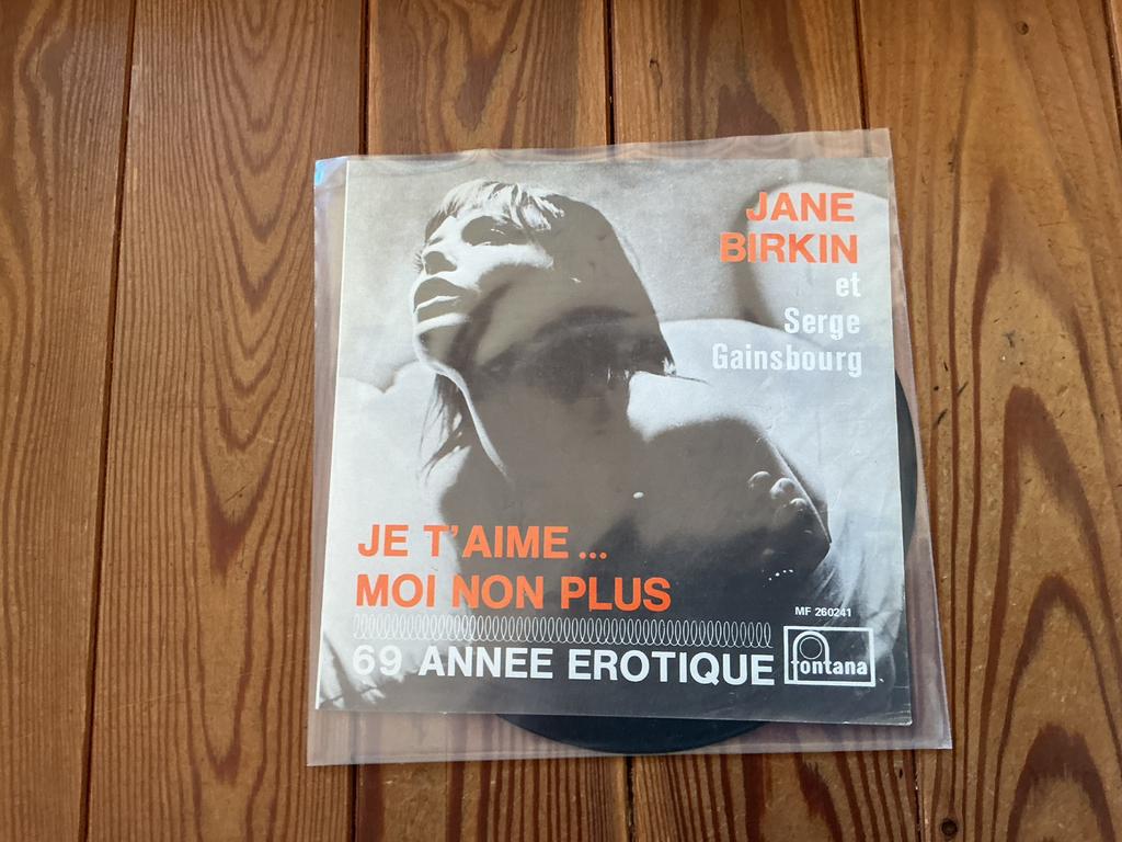 7 » Jane Birkin/ Serge Gainsbourg - je te aime... moi non, Enlèvement ou Envoi, Utilisé