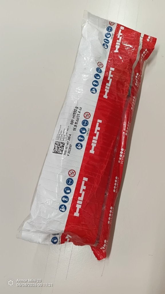 HILTI Ancrage chimique/Cheville Chimique HIT-HY 200-A 500/2, Enlèvement ou Envoi, Comme neuf