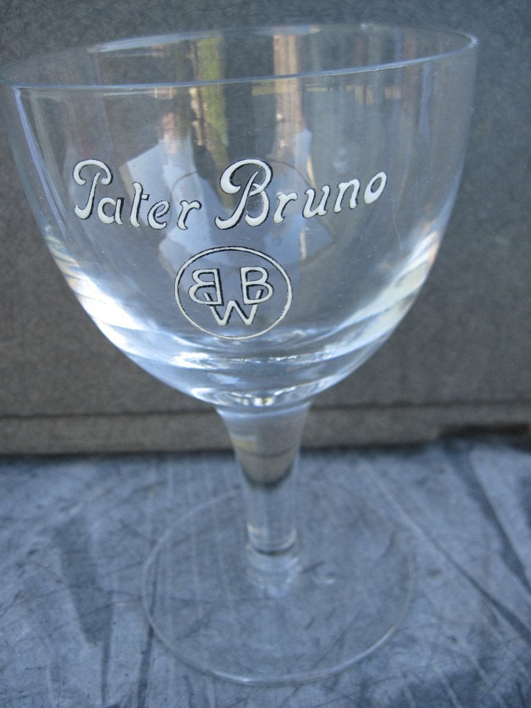 Pater Bruno,Bierglas in emaille, Verzamelen, Ophalen of Verzenden