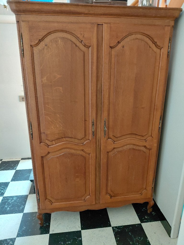 Penderie, Comme neuf, 100 à 150 cm, Enlèvement, Chêne