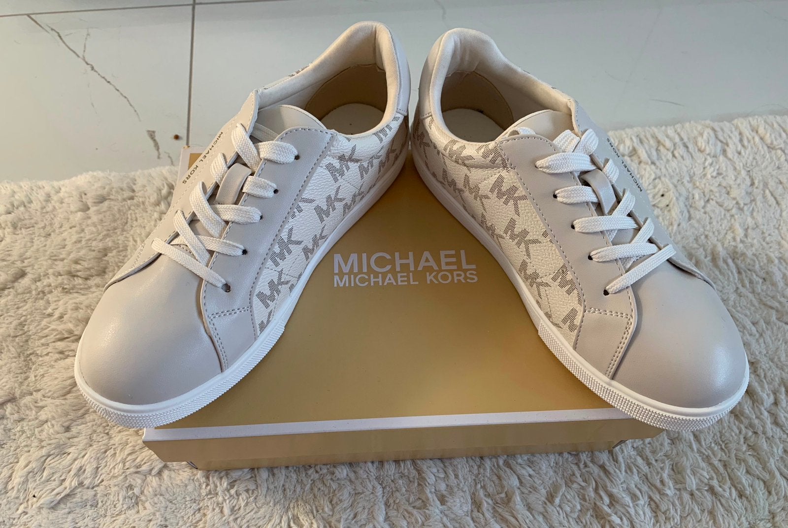 Nouvelles baskets Michael Kors OP Kenyon 37, Neuf, Beige, Sneakers et Baskets, Enlèvement