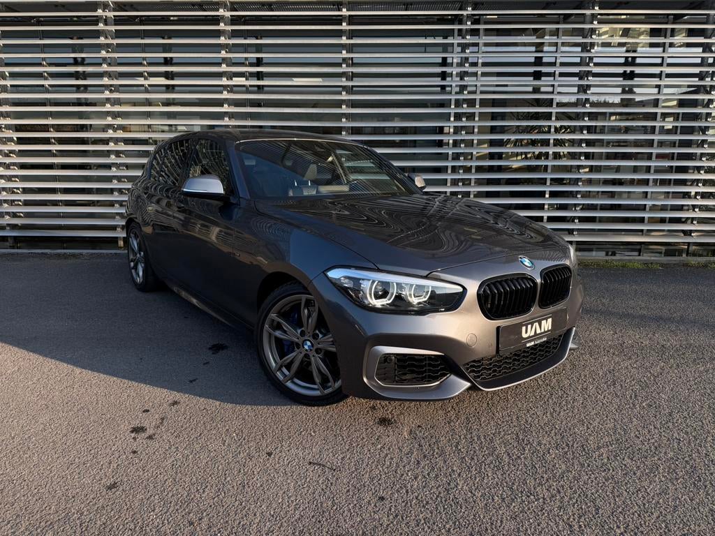 Bmw m140i LCI - leder - grote navi. - harman kardon, Cuir, Achat, Entreprise, Noir