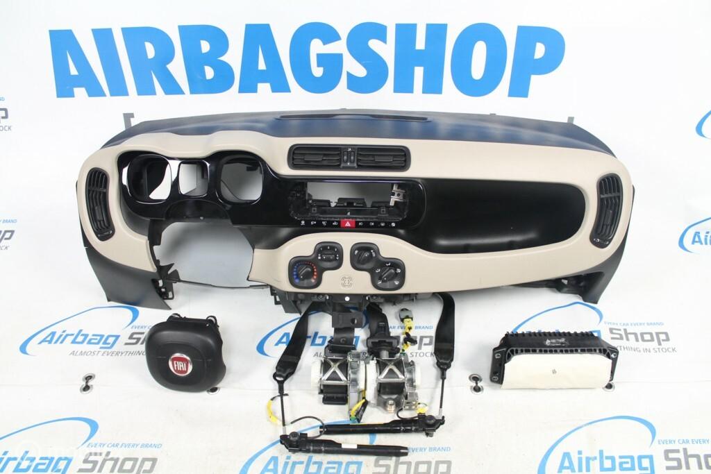 Airbag kit - Tableau de bord beige Fiat Panda (2012-....), Autos : Pièces & Accessoires, Tableau de bord & Interrupteurs