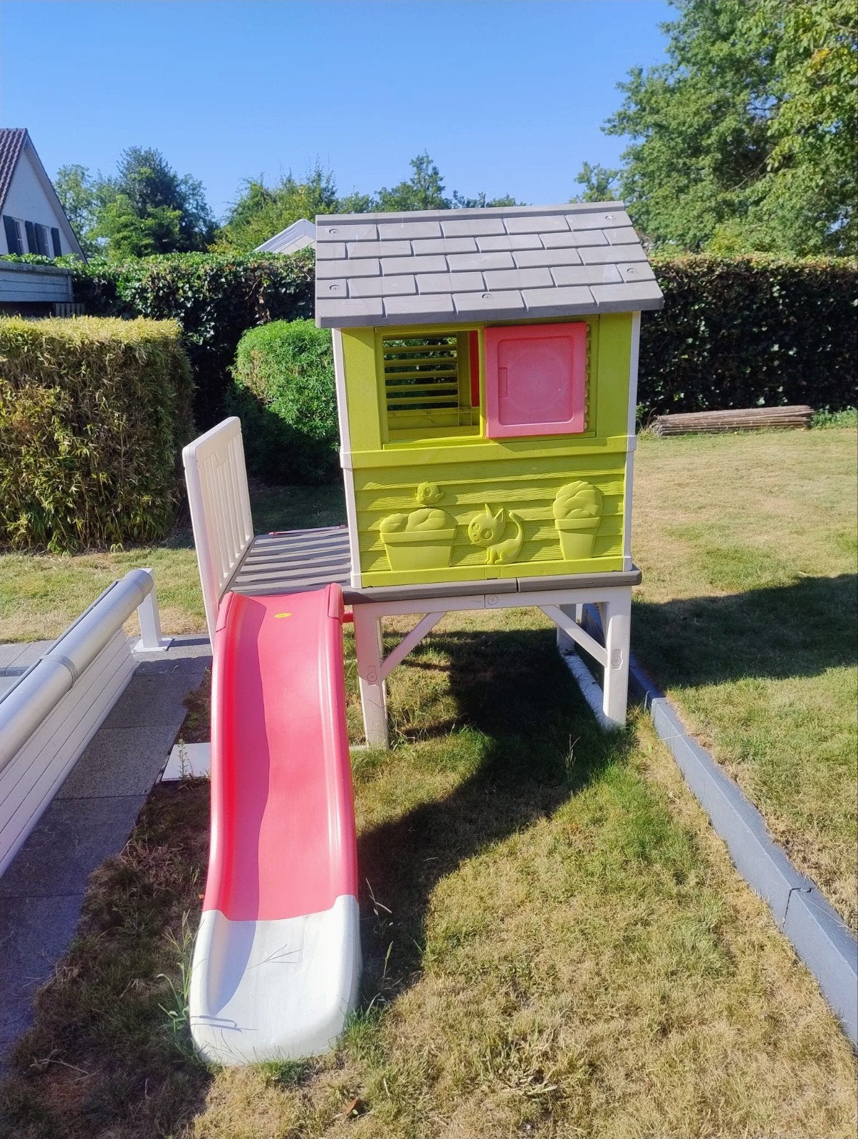 Smoby speelhuisje, Kinderen en Baby's, Ophalen, Gebruikt, Glijbaan