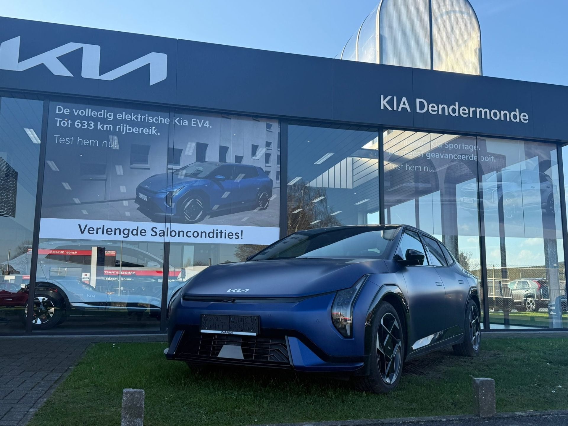 Kia EV4 Fastback 81.4 kWh GT Line (automaat), Auto's, 81 kWh, Gebruikt, Euro 6, Blauw