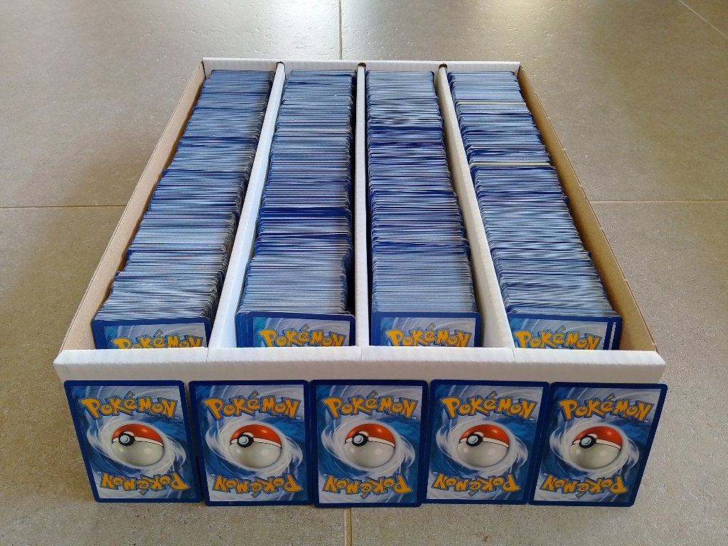 Pokémon kaarten lot – 4.000 kaarten | Inclusief opbergdoos, Ophalen of Verzenden, Zo goed als nieuw, Meerdere kaarten, Foil