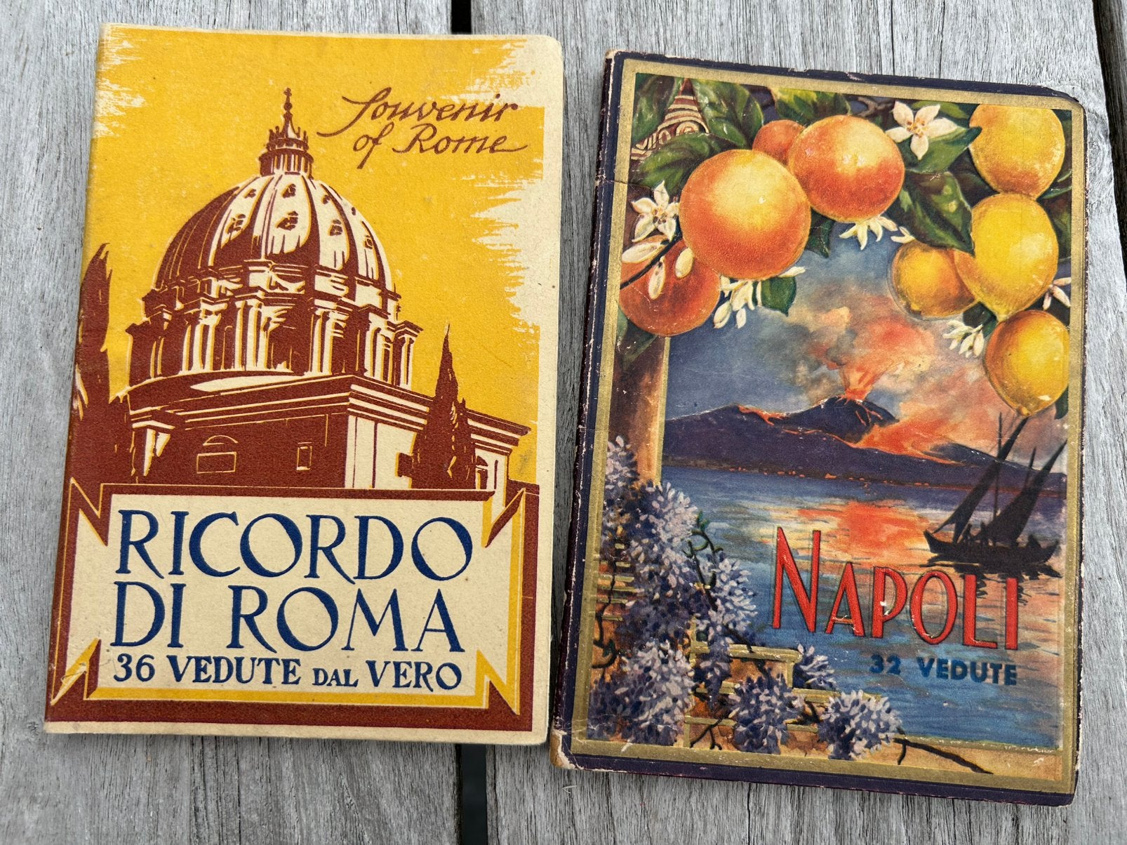 WW2 Rome souvenir postcard books, Enlèvement ou Envoi
