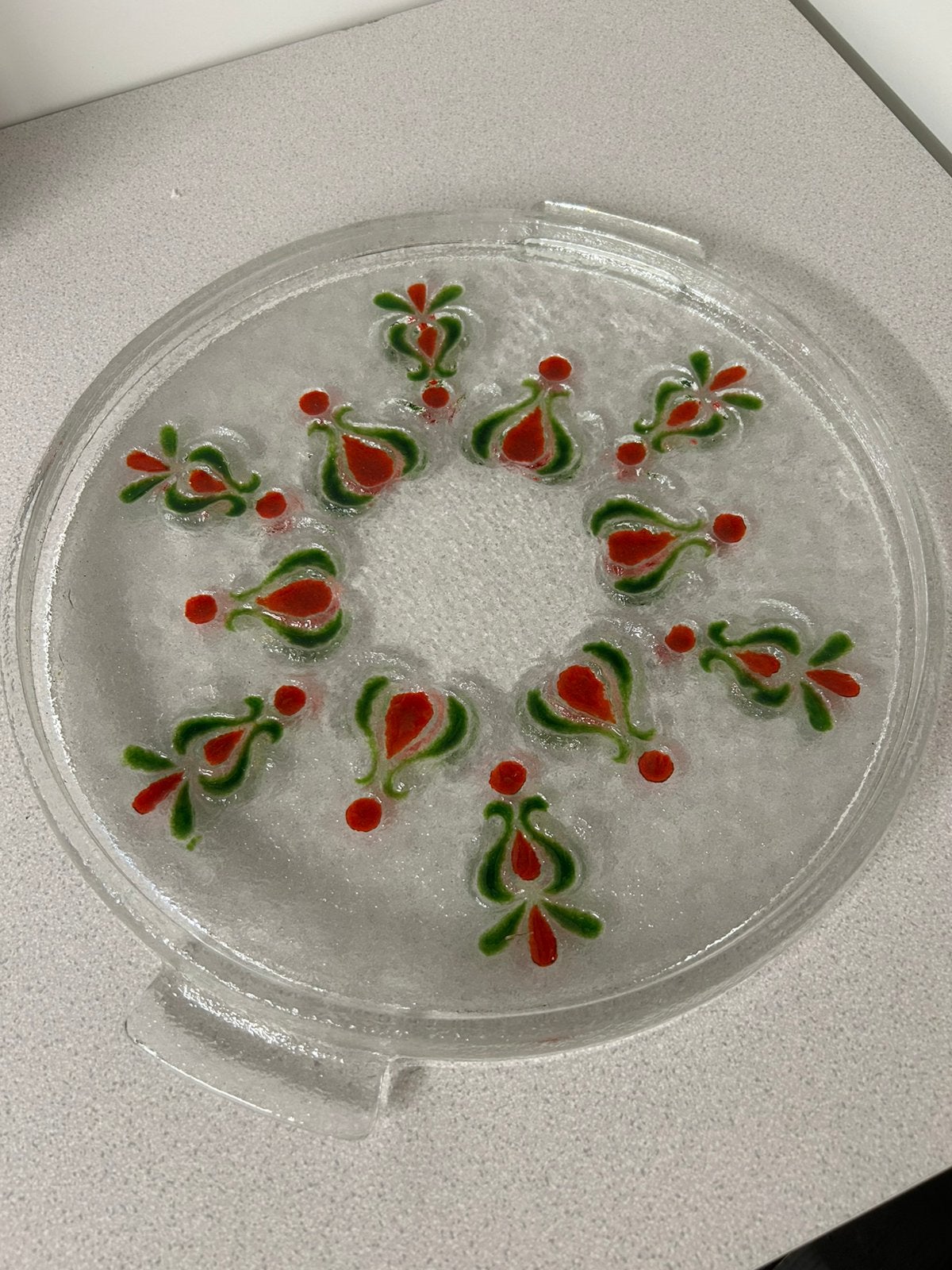 Plat a tarte, Maison & Meubles, Enlèvement ou Envoi, Comme neuf, Verre