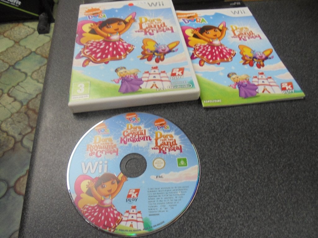 WII Dora redt het land van Kristal (CIB), Consoles de jeu & Jeux vidéo, Enlèvement ou Envoi, 2 joueurs, Autres genres, Utilisé