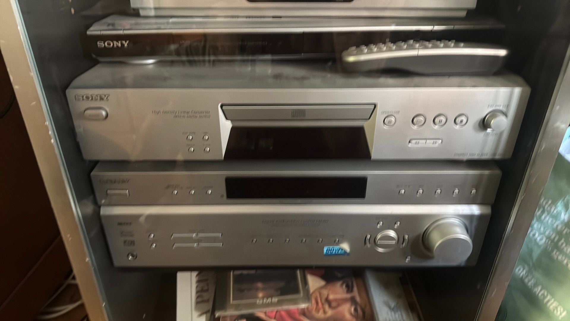 Sony tuner amplifier et CD player, Enlèvement, Comme neuf, Lecteur CD, Sony