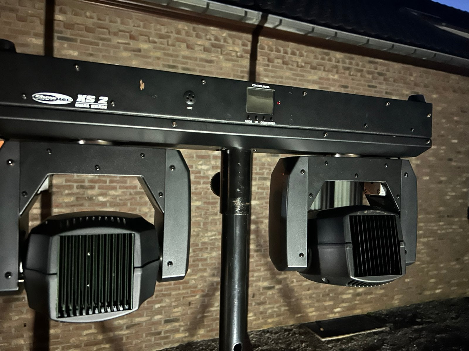 Showtec movingheads XS2 dual beam, Enlèvement, Utilisé, Lumières, Couleur