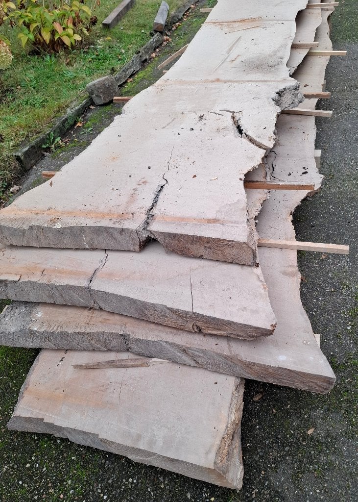 Rode beuk planken (boomstam), Ophalen, Gebruikt