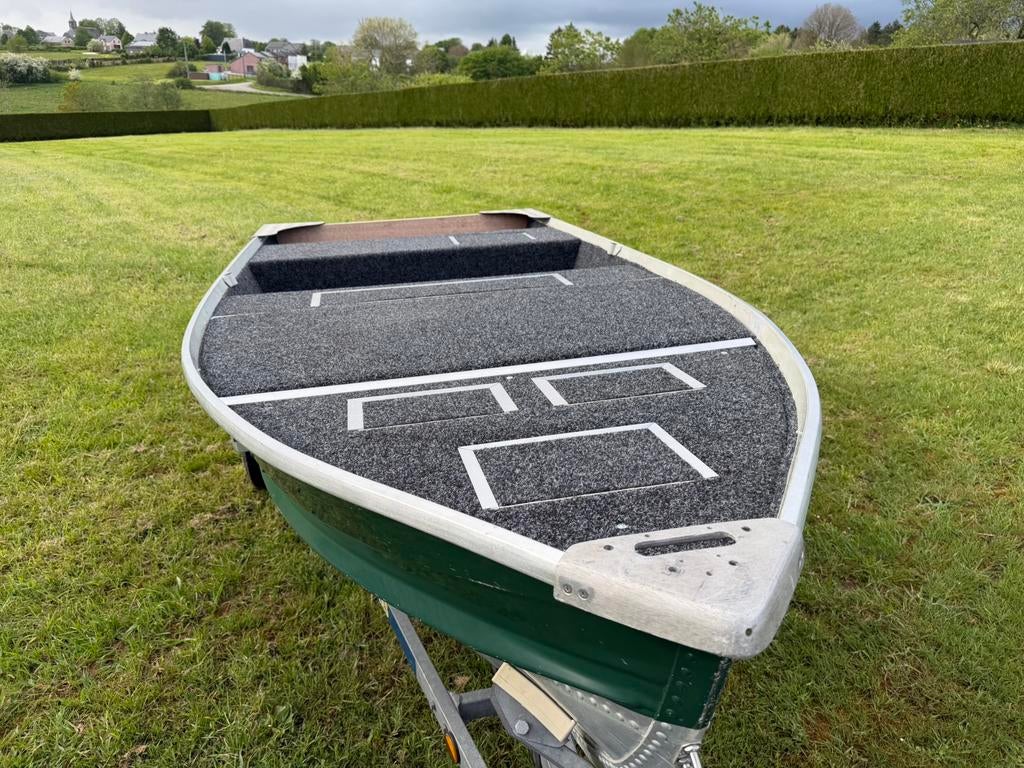 Barque alu Quicksilver sl355, Enlèvement, Comme neuf, Quicksilver, Aluminium
