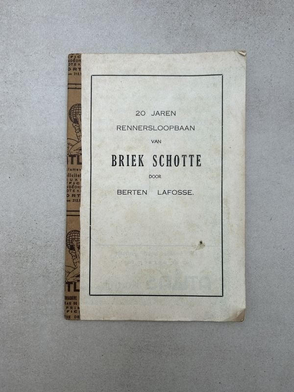 20 jaren rennersloopbaan van Briek Schotte - zonder cover, Boeken, Ophalen of Verzenden, Gelezen, Lopen en Fietsen