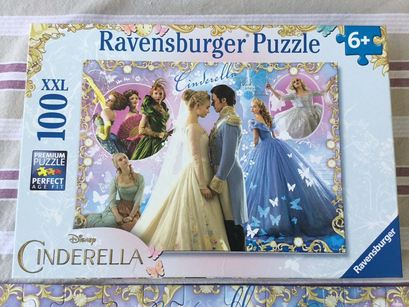 Ravensburger puzzel Disney Cinderella XXL 100 st, Ophalen of Verzenden, Meer dan 50 stukjes, 6 jaar of ouder
