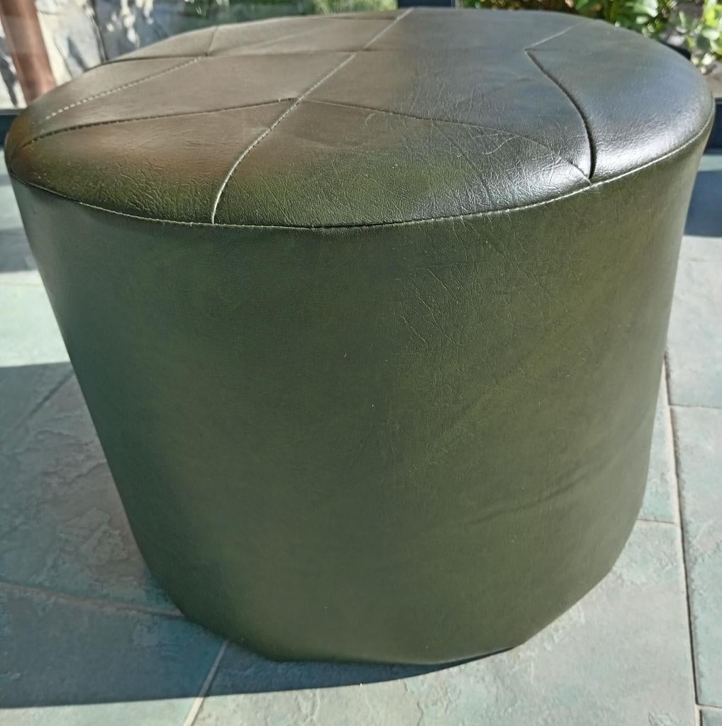 Tabouret pouf, Ophalen, Zo goed als nieuw, Groen, Zitzak
