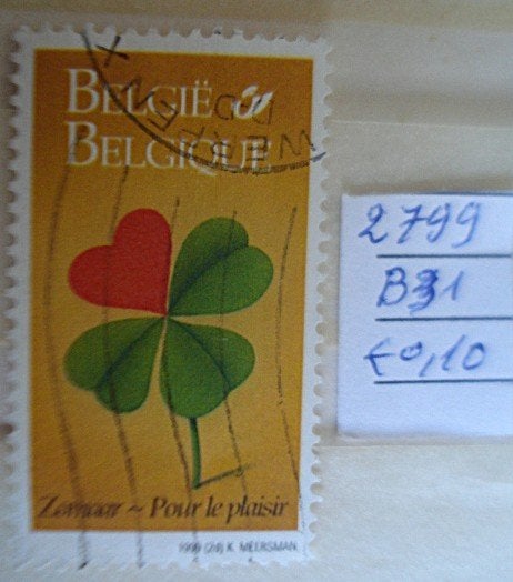 Belgique n2799 (O)  = B31, Sans enveloppe, Affranchi, Envoi, Autre