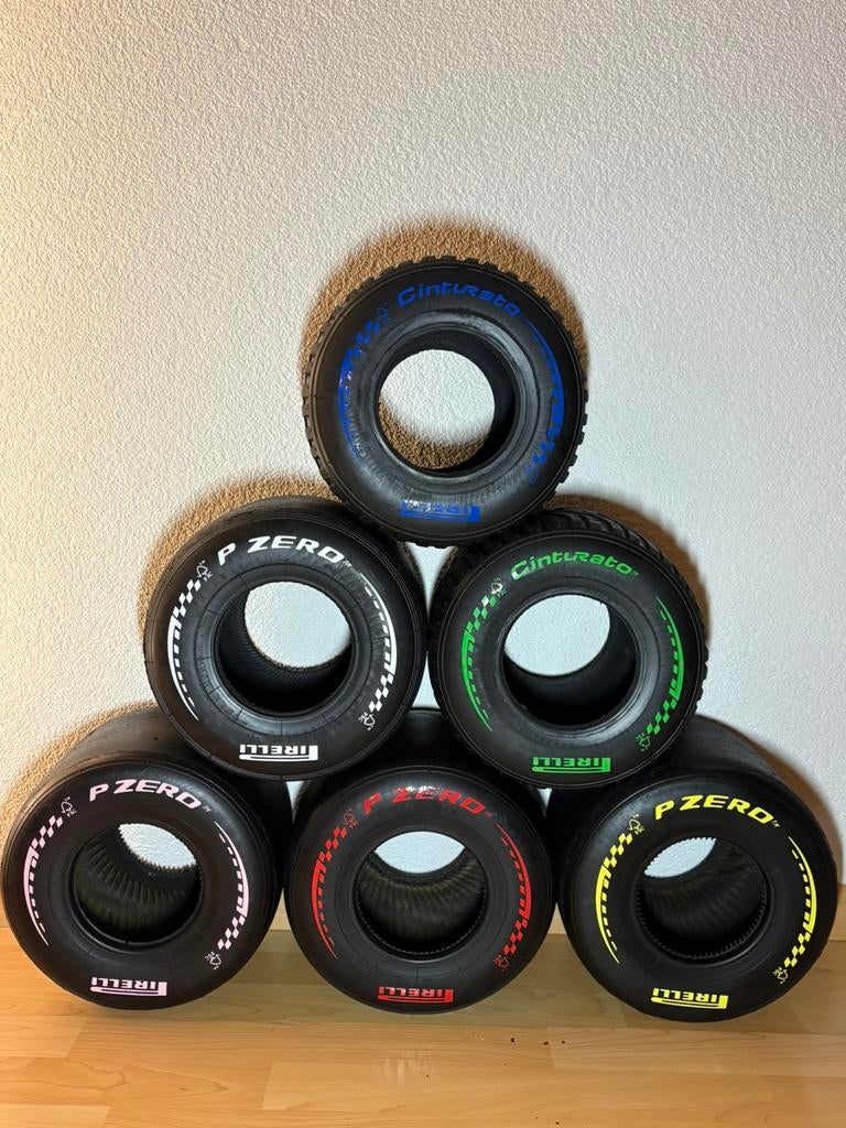 Superbes pneus de décoration PIRELLI 2026 F1, Enlèvement ou Envoi, Comme neuf, ForTwo
