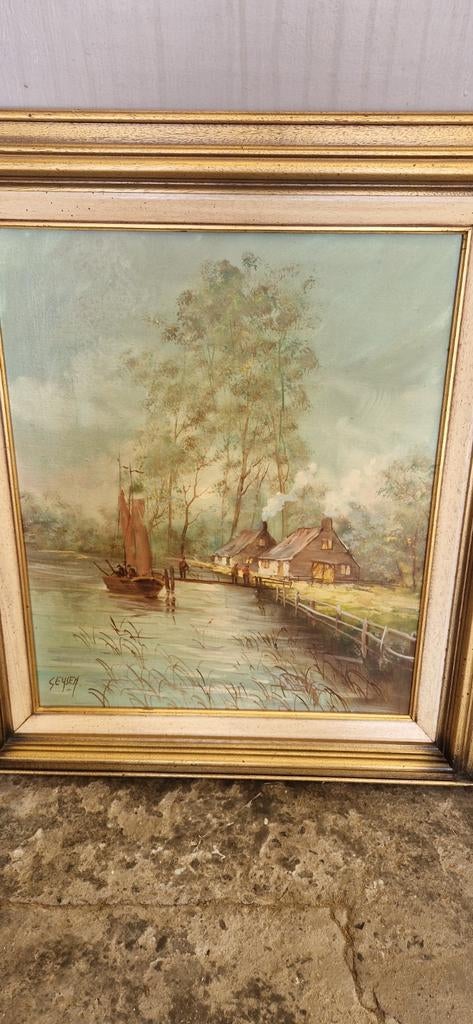 Kunstwerk schilderij, Antiek en Kunst, Kunst | Schilderijen | Klassiek, Ophalen