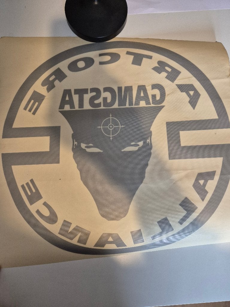 Gangsta Artcore Alliance Car Sticker Ruffneck Records, CD & DVD, Vinyles | Dance & House, Enlèvement ou Envoi