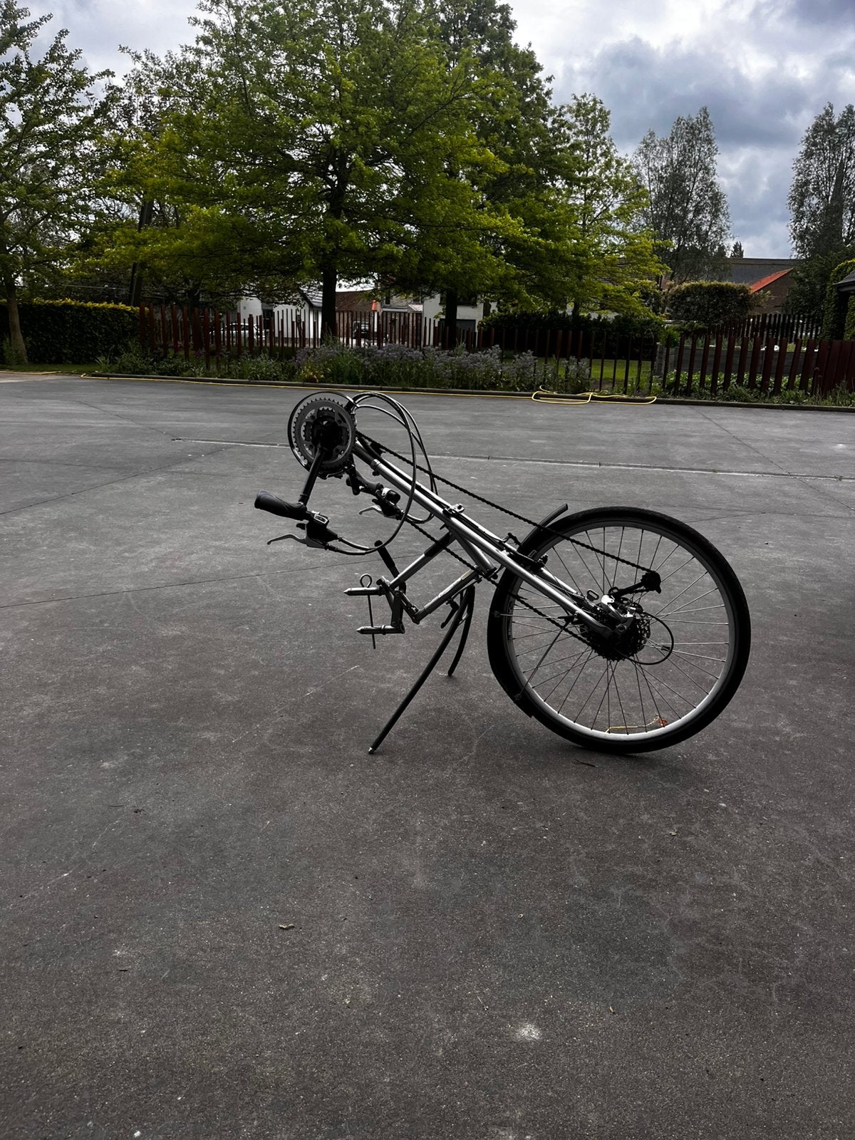 Aankoppelfiets speedo, Ophalen, Gebruikt, Schijfrem