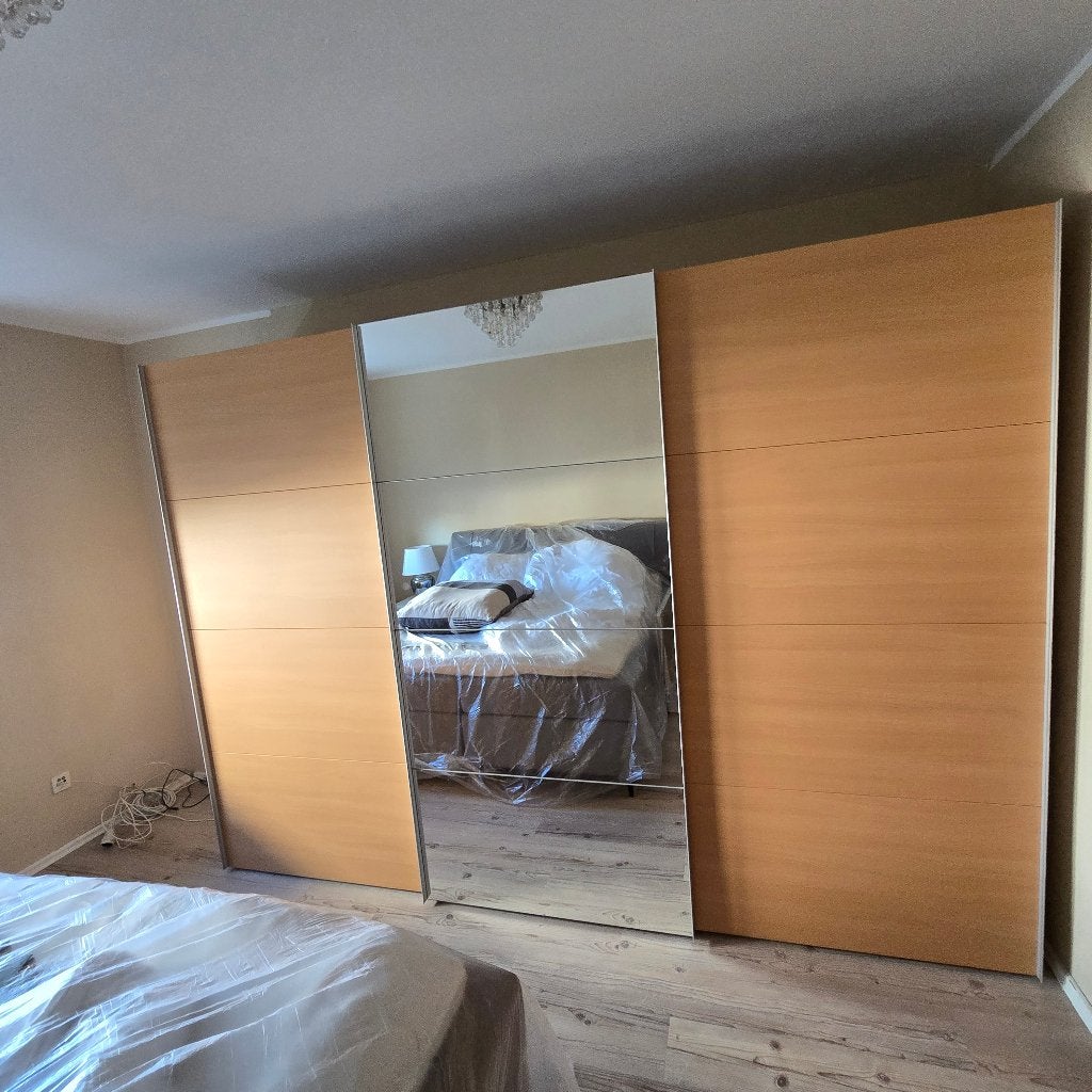 Armoire / Garde-robe 3 portes coulissantes 300 cm, Maison & Meubles, 200 cm ou plus, Enlèvement, Utilisé, 200 cm ou plus