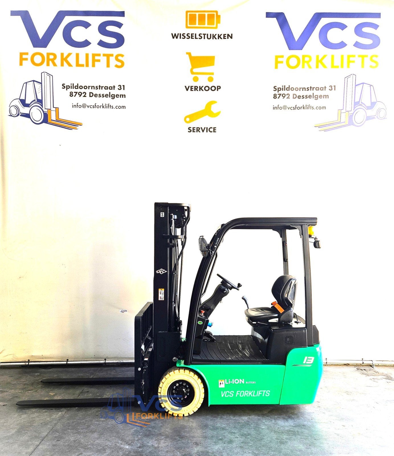 Heftruck 1,3t meeneem triple shift+ versteller 2750kg, Articles professionnels, Machines & Construction | Chariots élévateurs & Transport interne