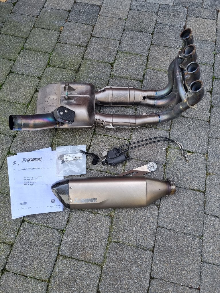 Bmw M1000RR titanium uitlaat, Ophalen of Verzenden, Gebruikt