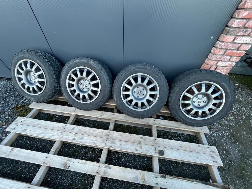 Braid dakar velgen met bf goodrich all terrain banden, Ophalen, Gebruikt, Banden en Velgen, 17 inch