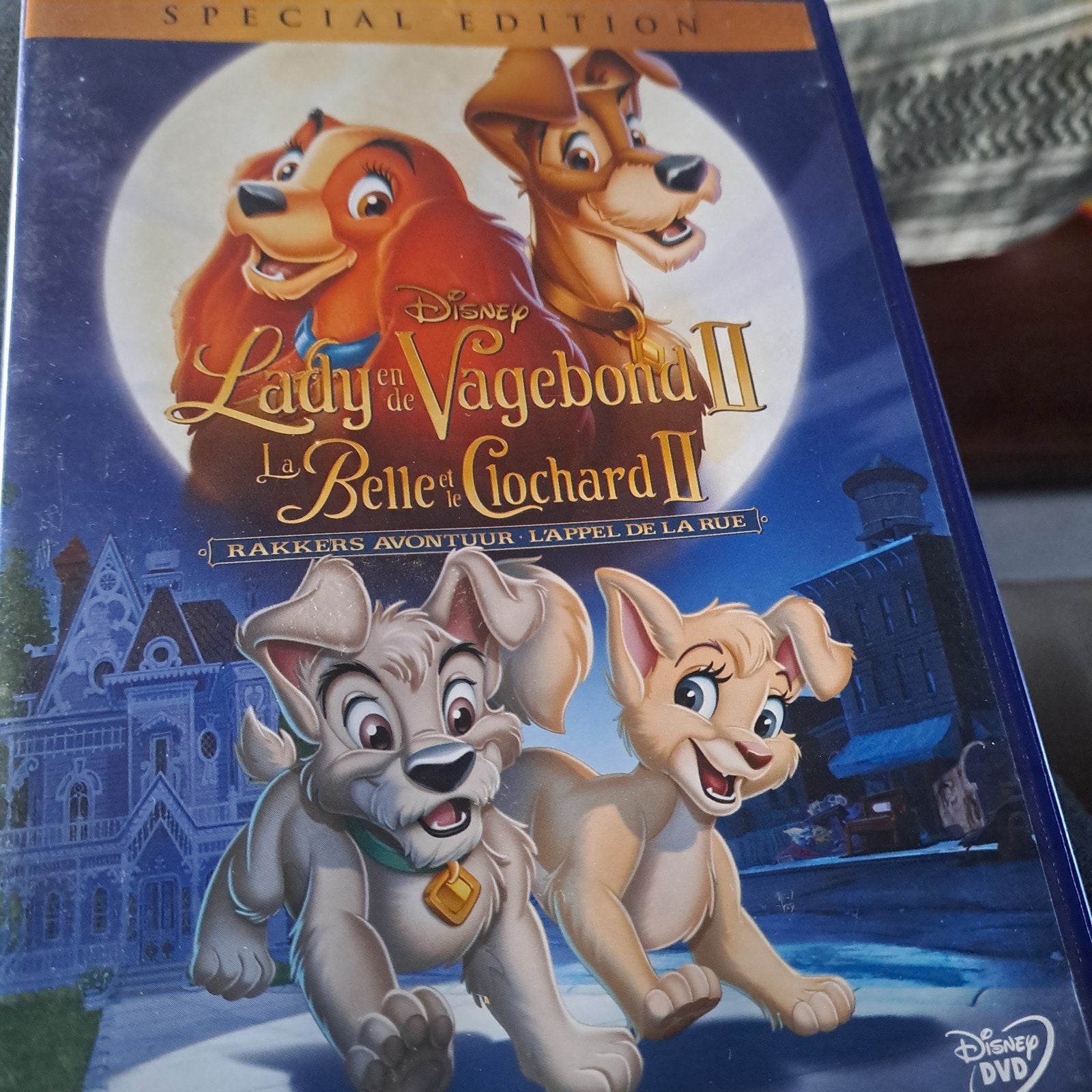 Disney lady en de vagabond 2 dvd krasvrij, Tekenfilm, Nederlands, Ophalen of Verzenden, Zo goed als nieuw