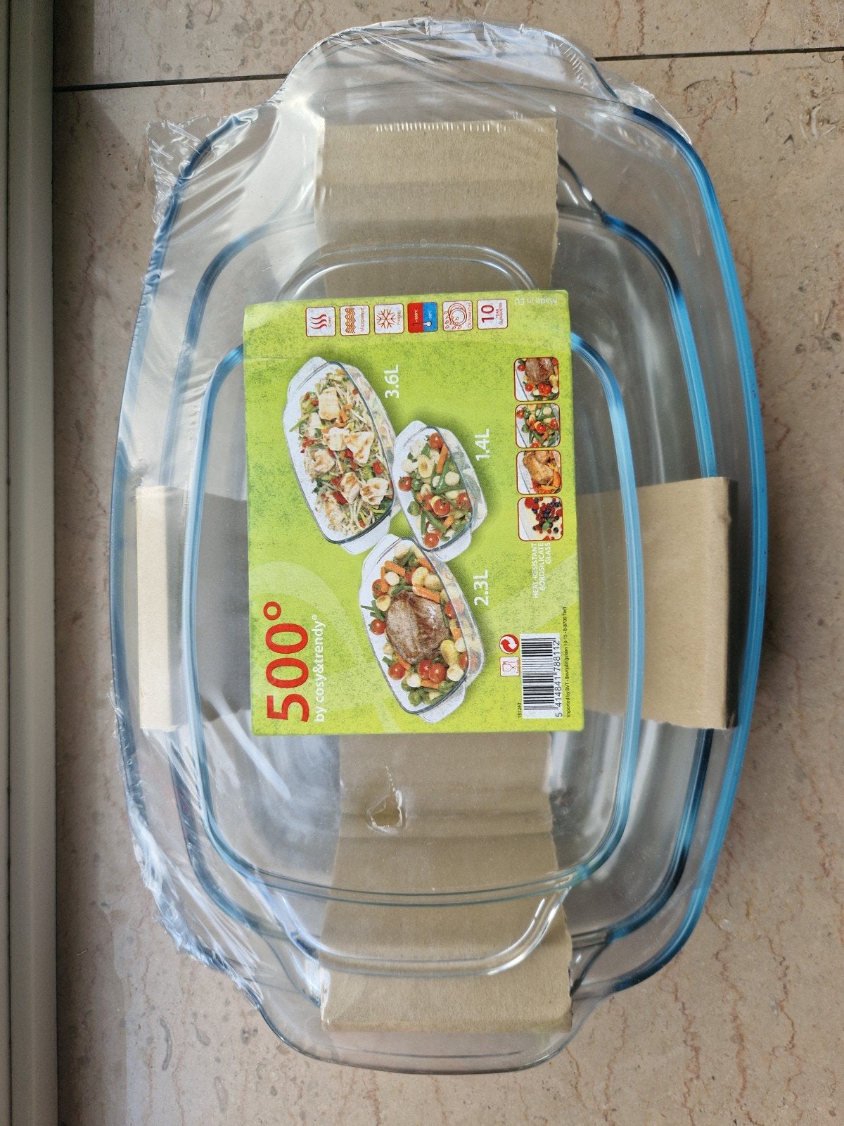 Ongebruikte set ovenschalen, Enlèvement