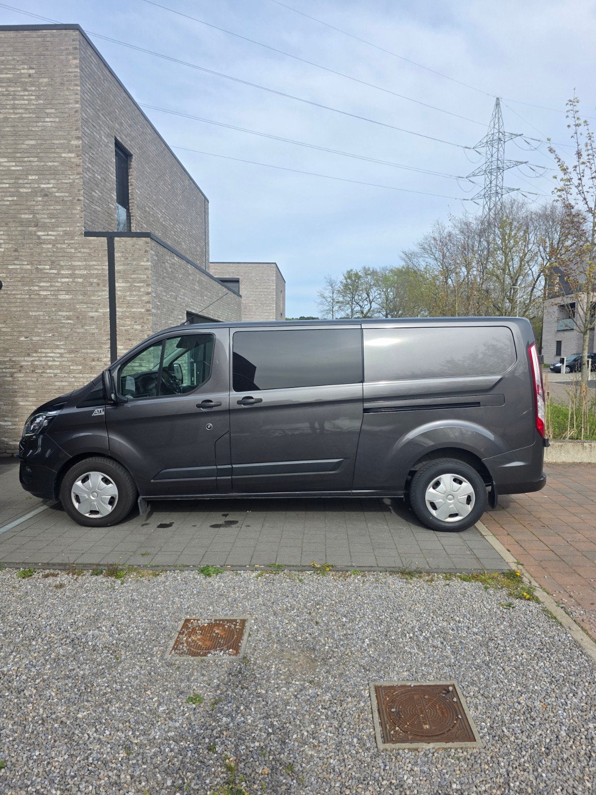 FORD TRANSIT CUSTOM, Autos, Argent ou Gris, Euro 6, Carnet d'entretien, 5 portes