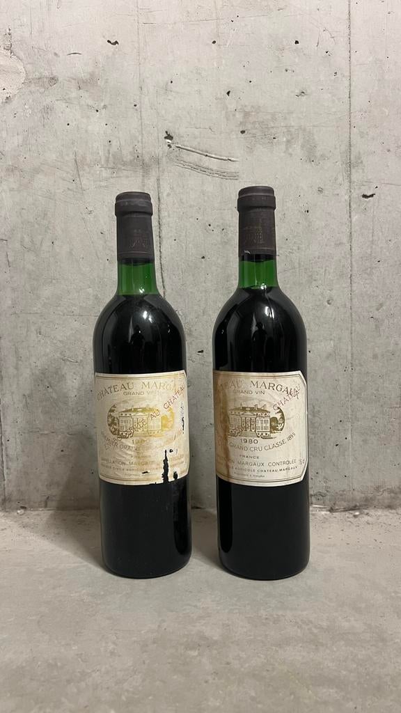 Château Margaux 1980, Ophalen, Zo goed als nieuw, Rode wijn