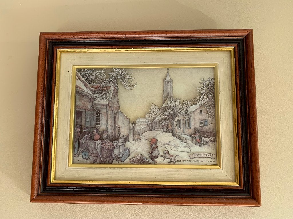 Anton Pieck 3D, Antiek en Kunst, Ophalen of Verzenden, Tekening