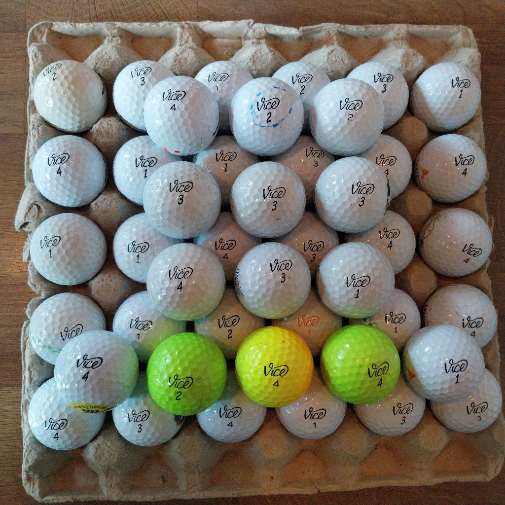 Balles de golf Vice, Enlèvement, Utilisé, Balle(s), Autres marques